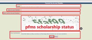 pfms scholarship status