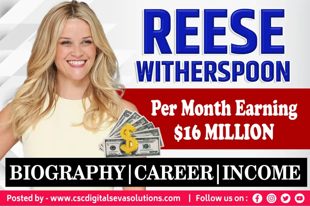 Reese Witherspoon Total assets 2022: Account Profession Pay
