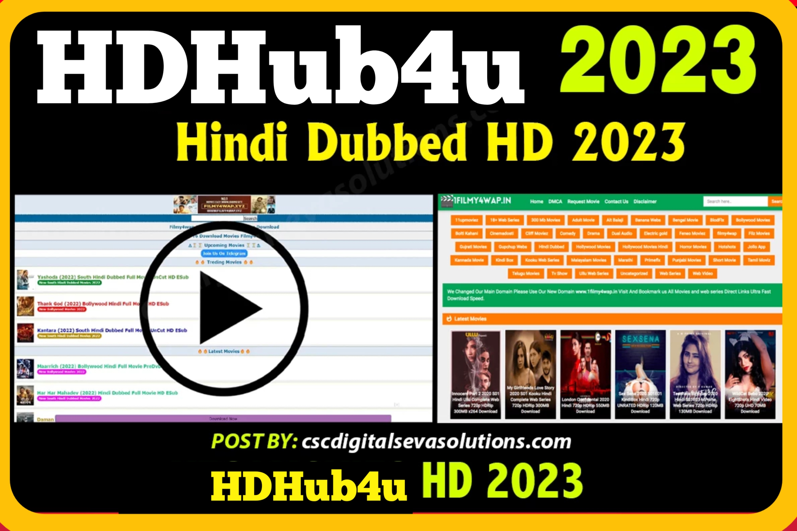HDHub4u- Download Bollywood Hollywood Full HD Movies 300MB