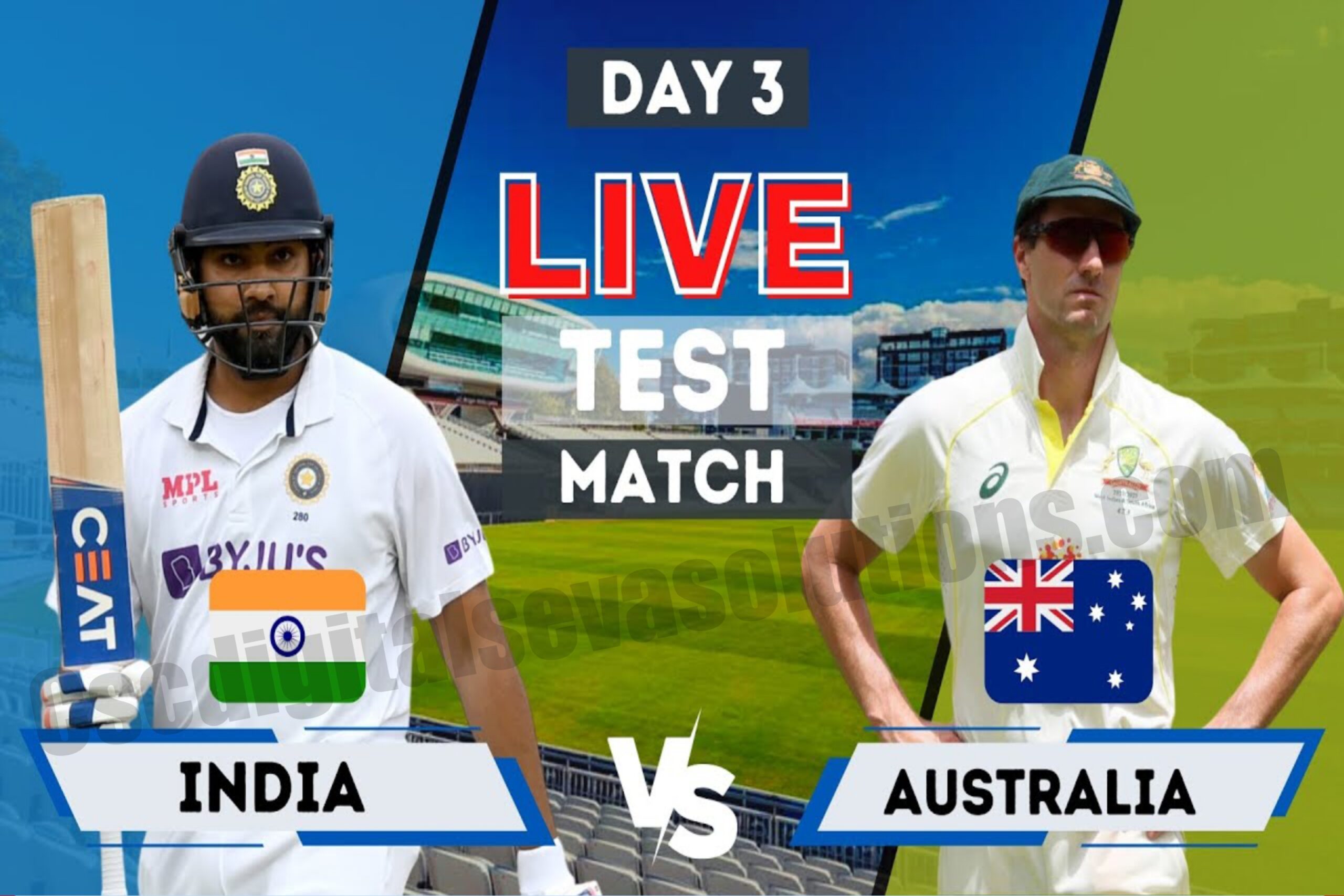 ind vs aus,india vs australia live 3rth test match score