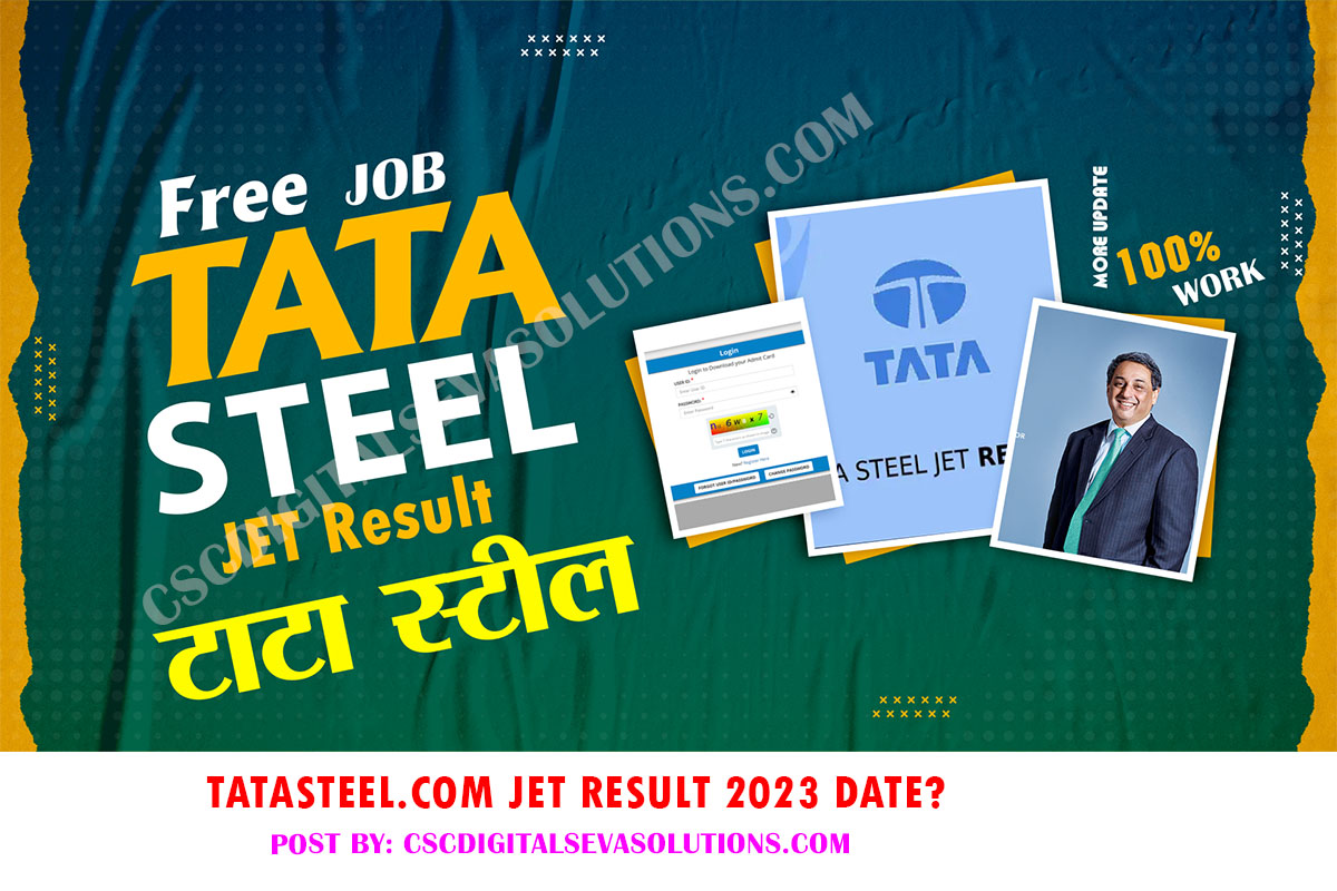 TATA Steel JET Result 2023
