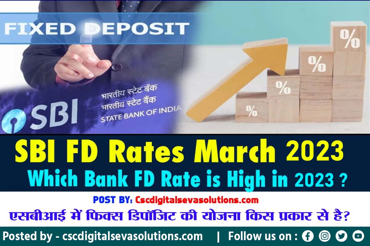 Sbi Fd Rates March 2023 Sbi Fixed Deposit Interest Rates 2023 9306
