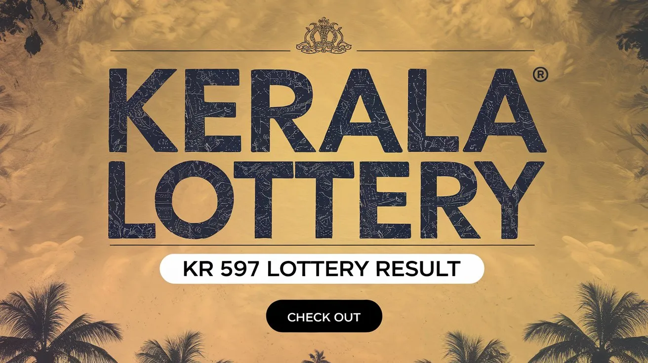 kr 597 lottery result