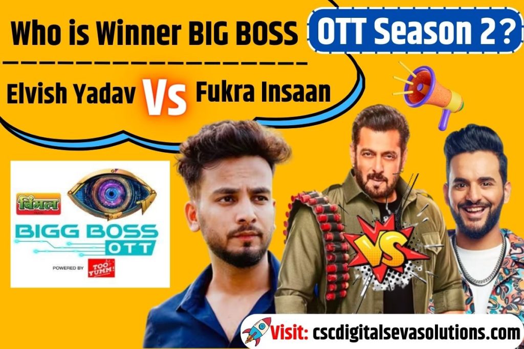 Bigg Boss OTT 2, OTT Season 2, Bigg Boss OTT Winner, Voting For Elvish Yadav: The reality show's finale episode is set to air on Monday