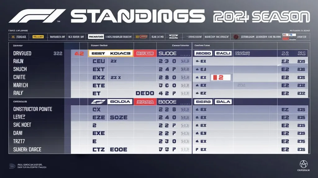 F1 Standings